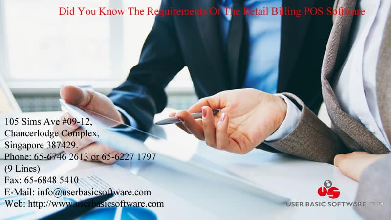 Did You Know The Requirements Of The Retail Billing POS Software