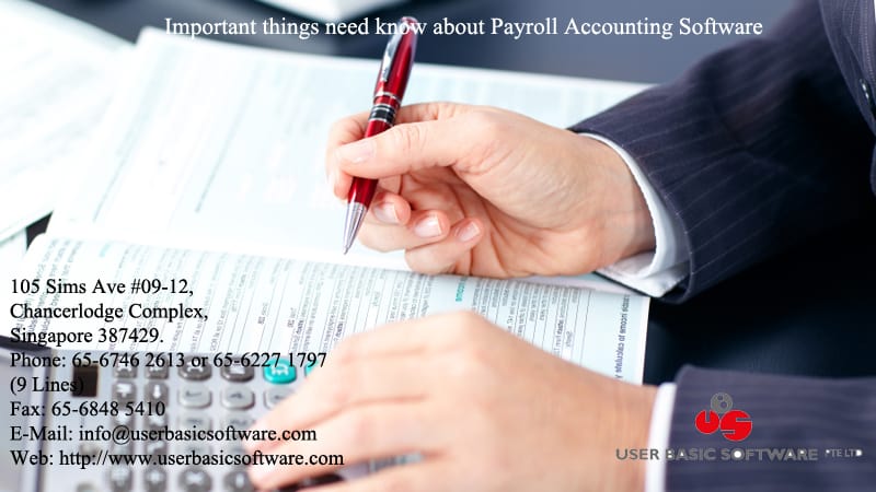 Important things need know about Payroll Accounting Software