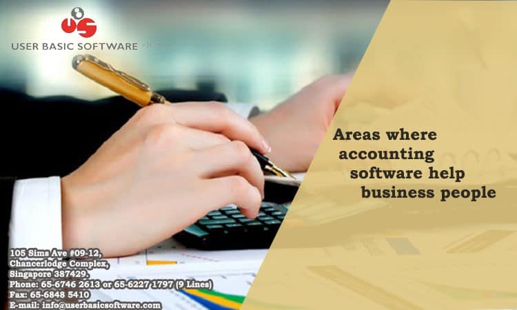 Areas where accounting software help business people