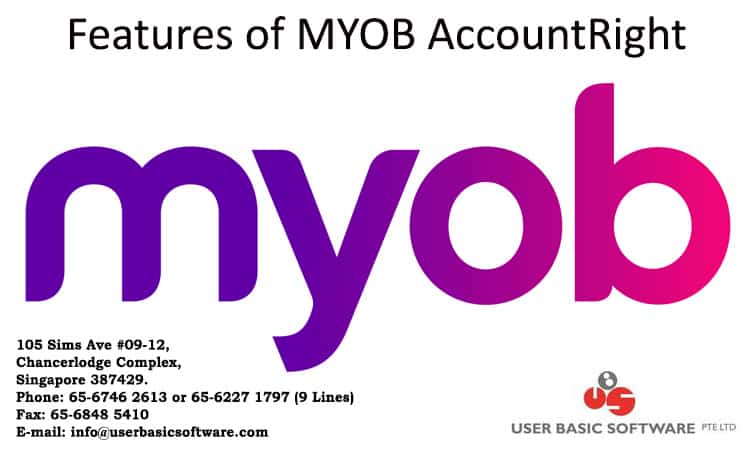 Features of Myob software