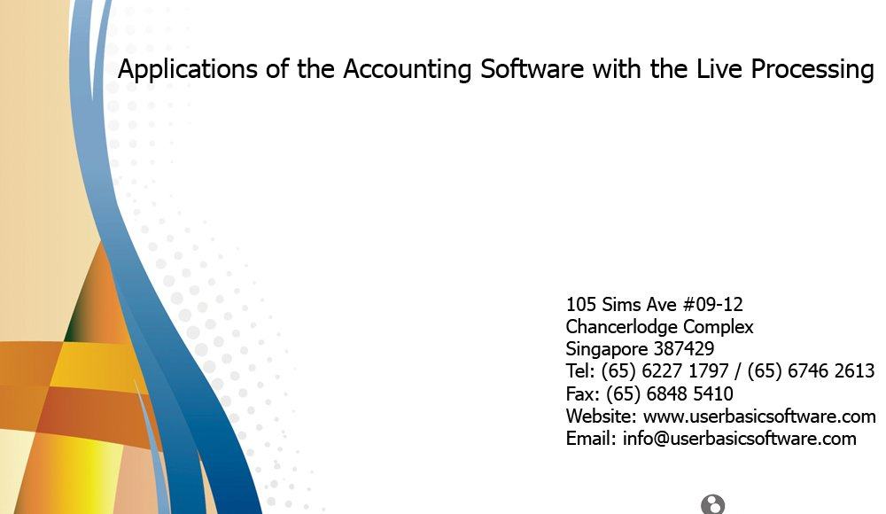 Applications Of The Accounting Software With The Live Processing 1000x750