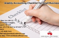 Weekly Accounting Checklist for Small Business