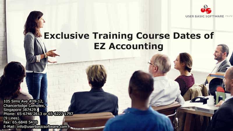 Exclusive Training Course Dates of EZ Accounting